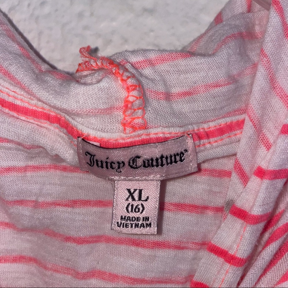 Juicy Couture girls xl hooded tee shirt - Picture 2 of 2